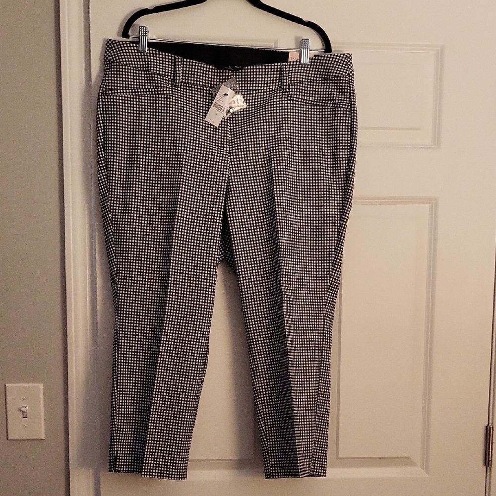 Lane Bryant Monochrome Patterned Capris
